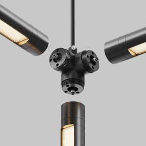 T-образный вертикальный коннектор Accessories for system Shelf CA016TC-P-B