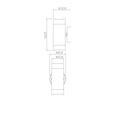 Архитектурная подсветка Atlas A3503AL-2BK