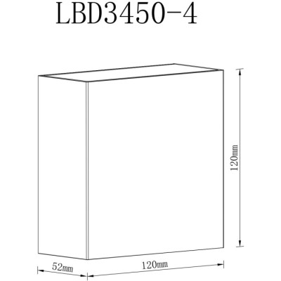 Архитектурная подсветка Algol A1445AL-1BK