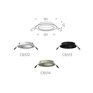 Основание для встраиваемого светильника C C6514